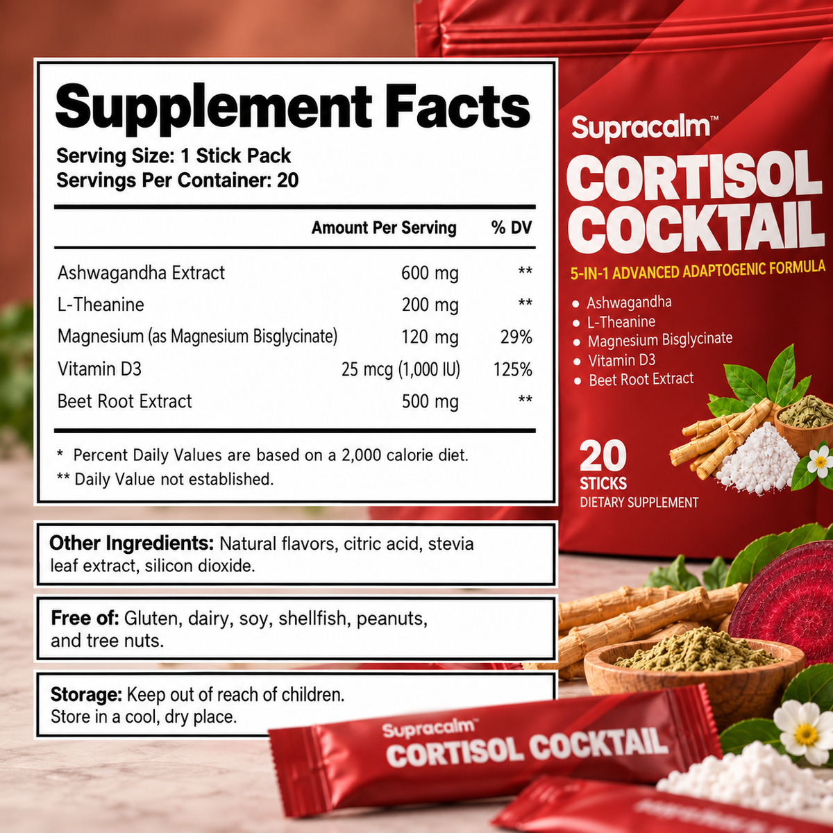 Cortisol Cocktail | Men | Beer Belly