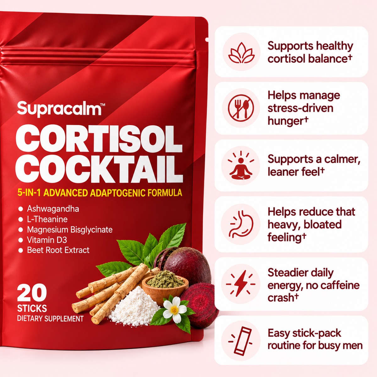 Cortisol Cocktail | Men | Beer Belly